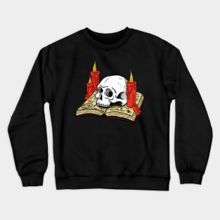 Magic Spellbook Skull Crewneck Sweatshirt